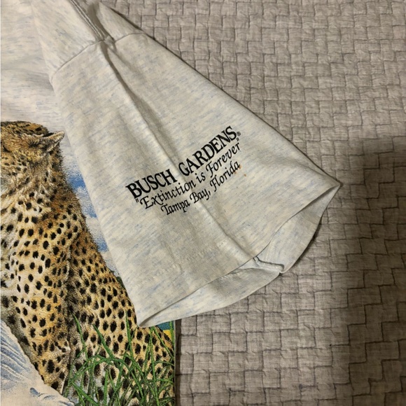 Vintage Busch Gardens Tampa Bay, Florida Senegeti Double Sided AOP Size M - Picture 3 of 6